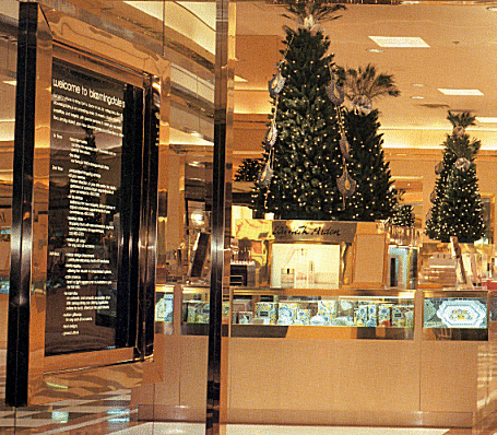 Bloomingdale's came to us for Christmas in all their stores.